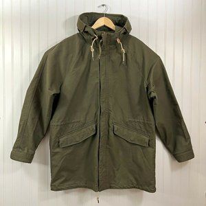 Abercrombie & Finch Jacket Hooded Utility Full Zip Adjustable Waist Green Men XL